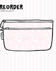 Ballerina Pink - SLIM Stationery Pouch (1 Per Customer)