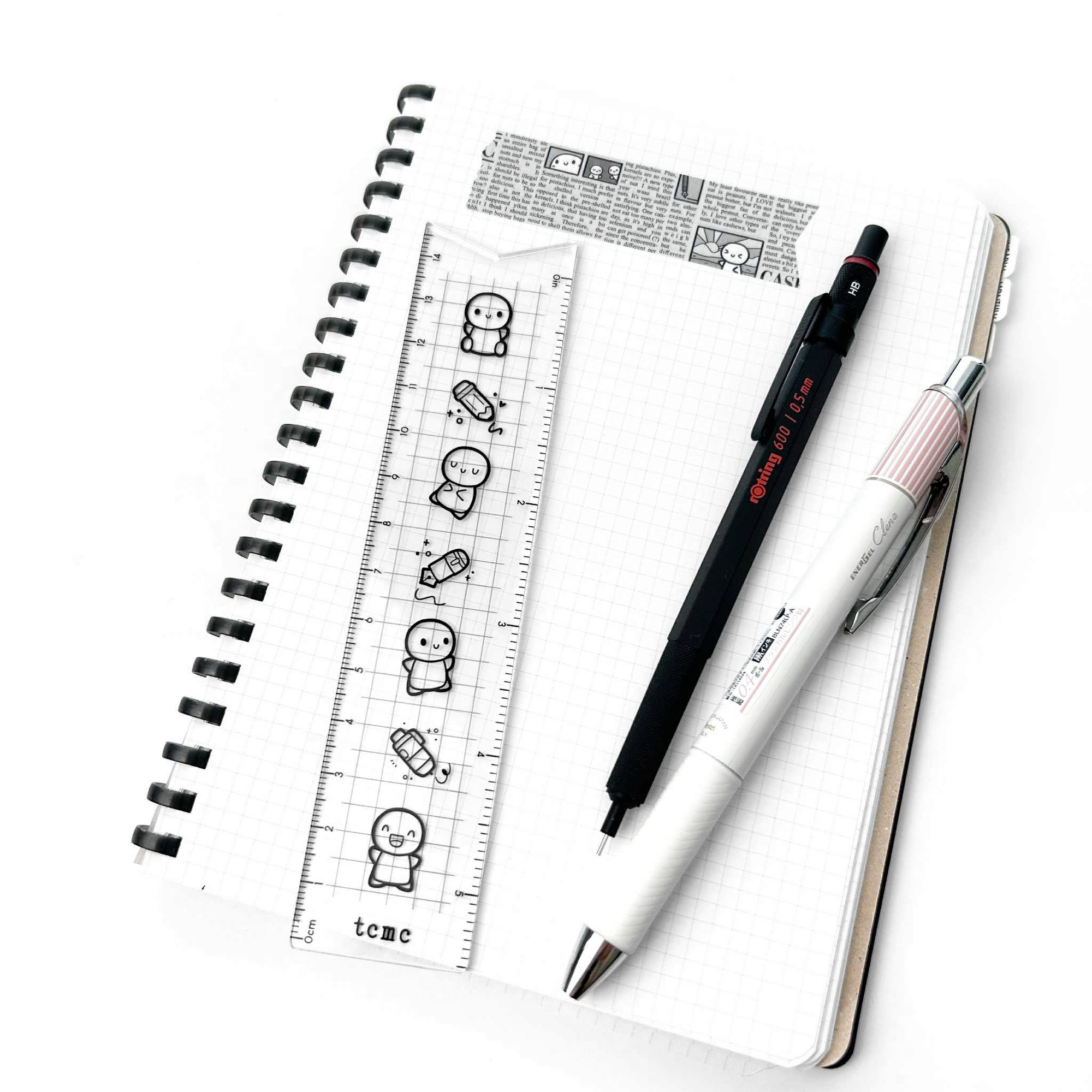 Emotis & Doodles - Acrylic Ruler