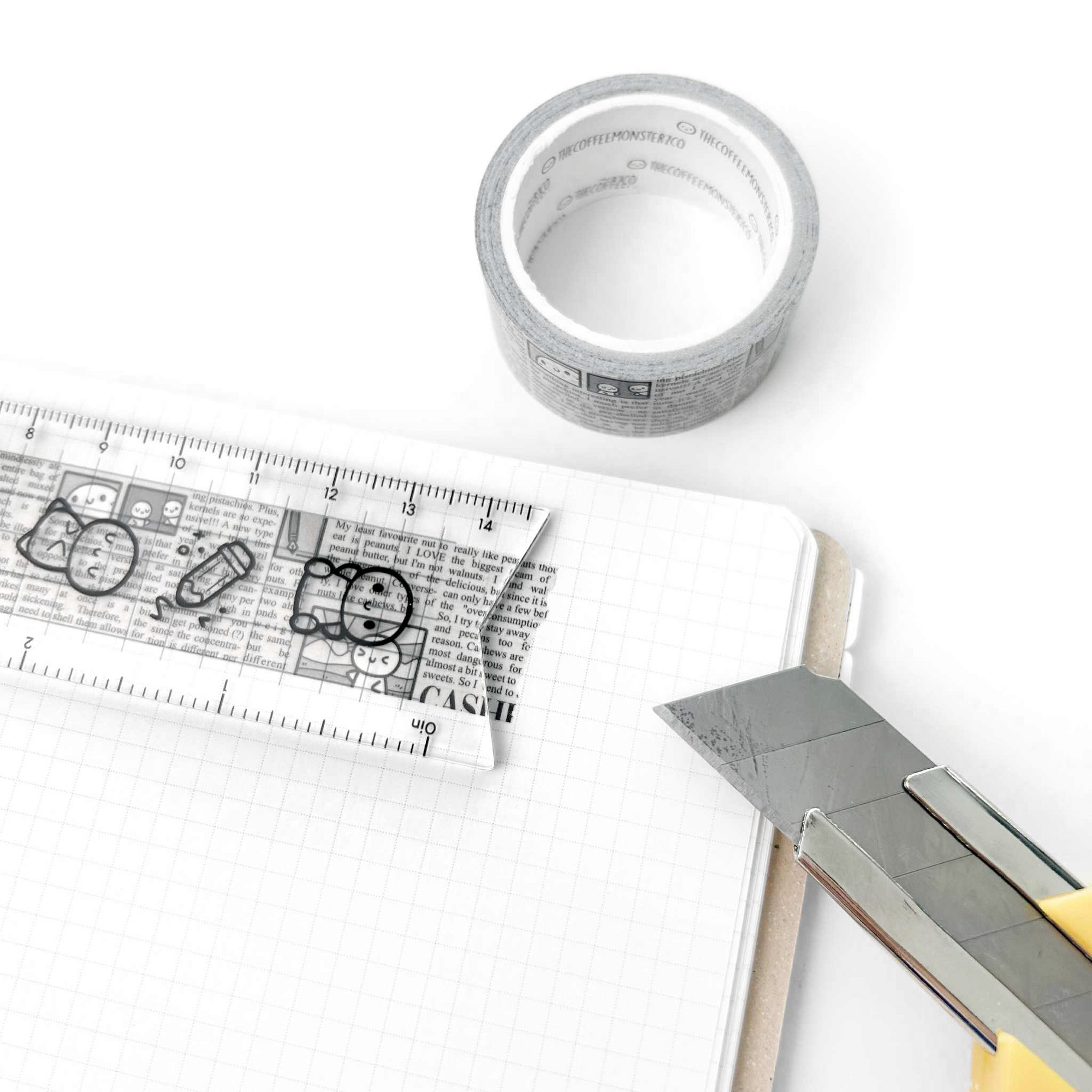 Emotis & Doodles - Acrylic Ruler