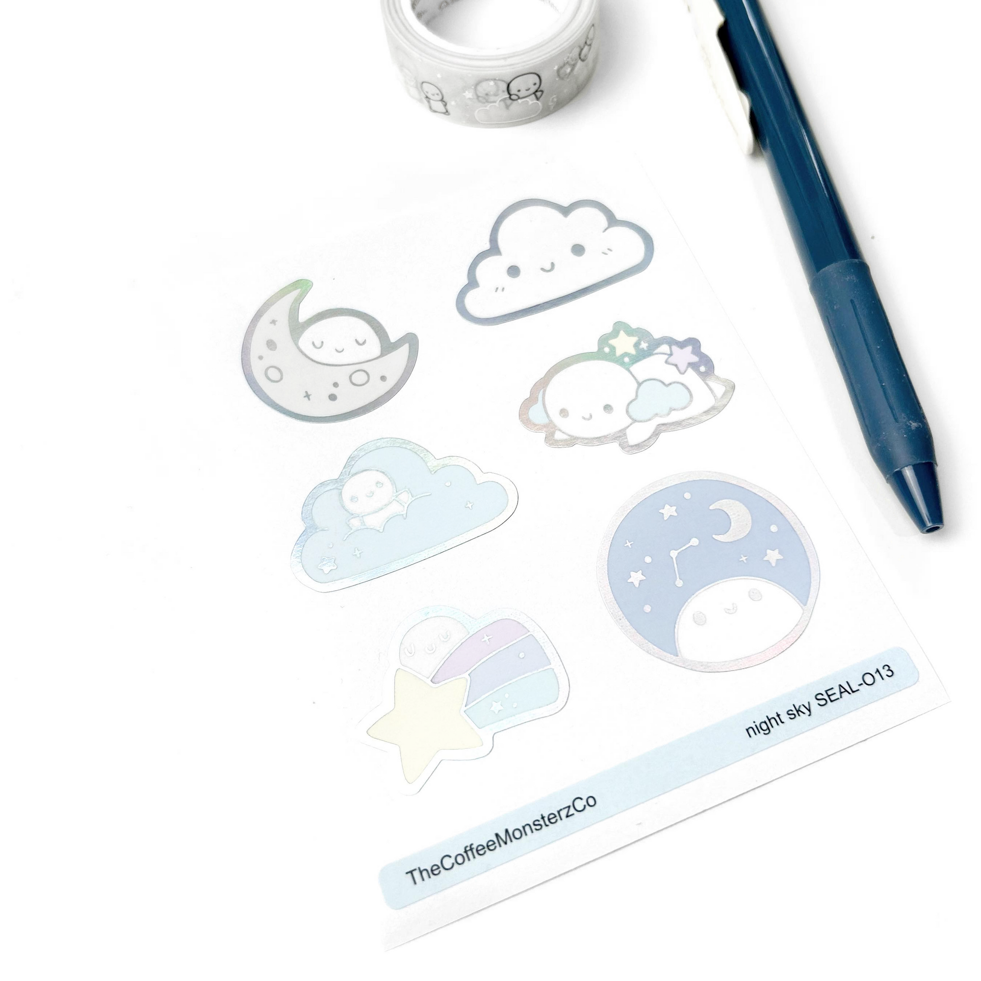 Night Sky - Sticker Seals
