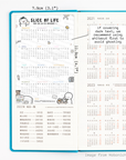 Slice Of Life 2025 Calendar - Vinyl Sticker