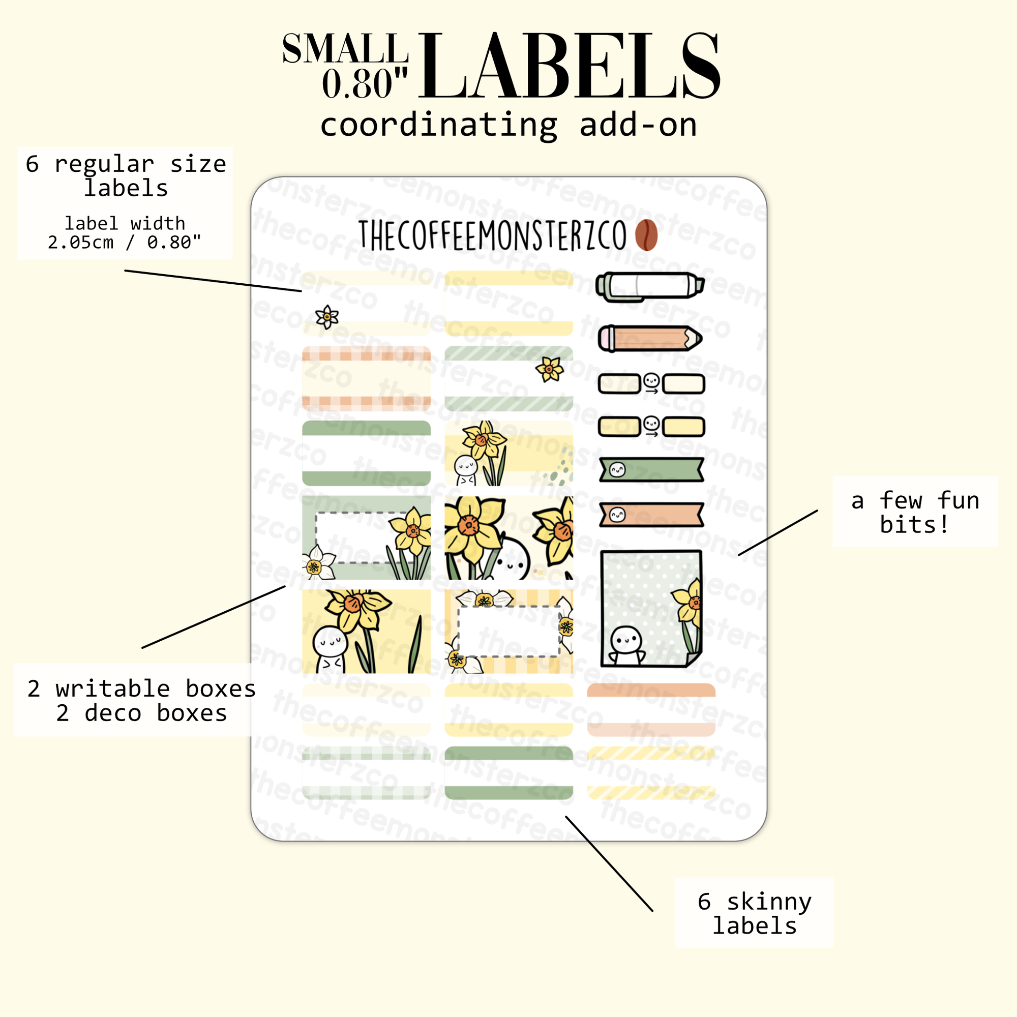 2024 Coordinating Add-ons - Small Labels (0.80") - Part 1
