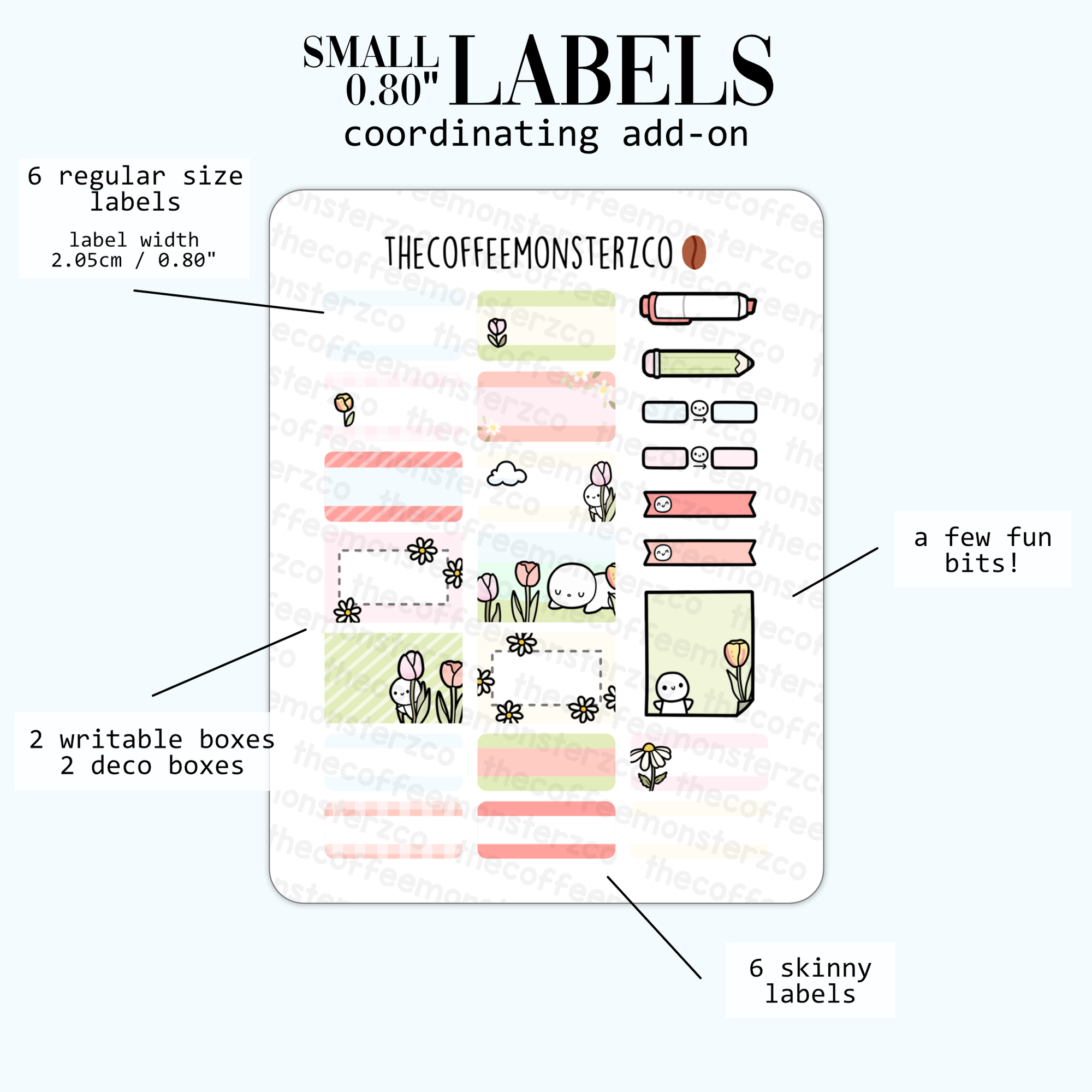2024 Coordinating Add-ons - Small Labels (0.80") - Part 1