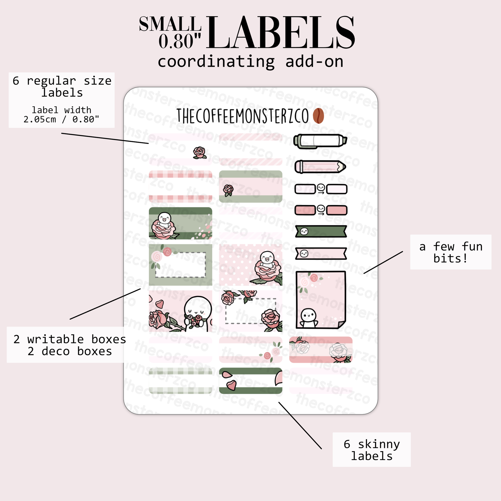 2024 Coordinating Add-ons - Small Labels (0.80") - Part 1