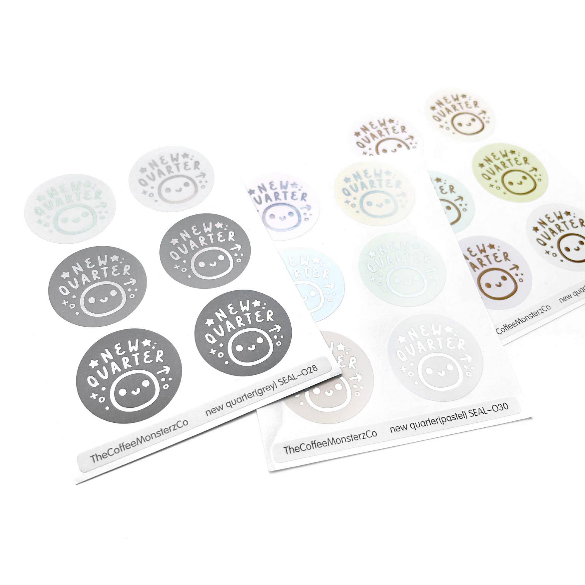 New Quarter - Sticker Seals
