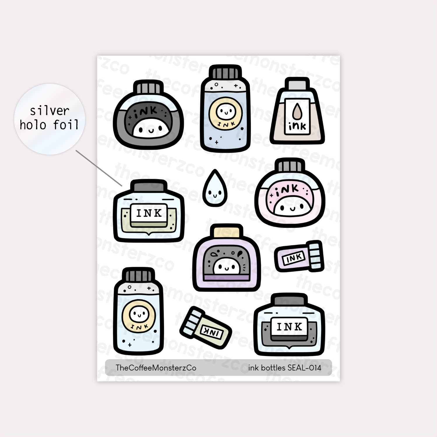 Fountain Pens & Inks - Sticker Seals