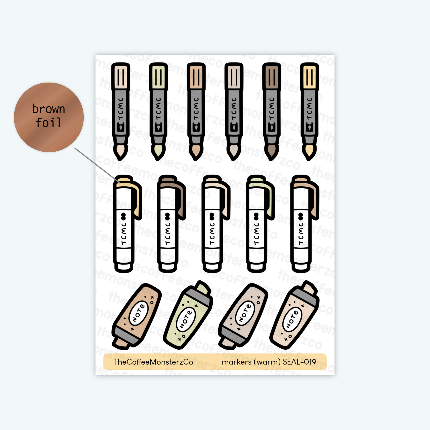 Markers - Sticker Seals