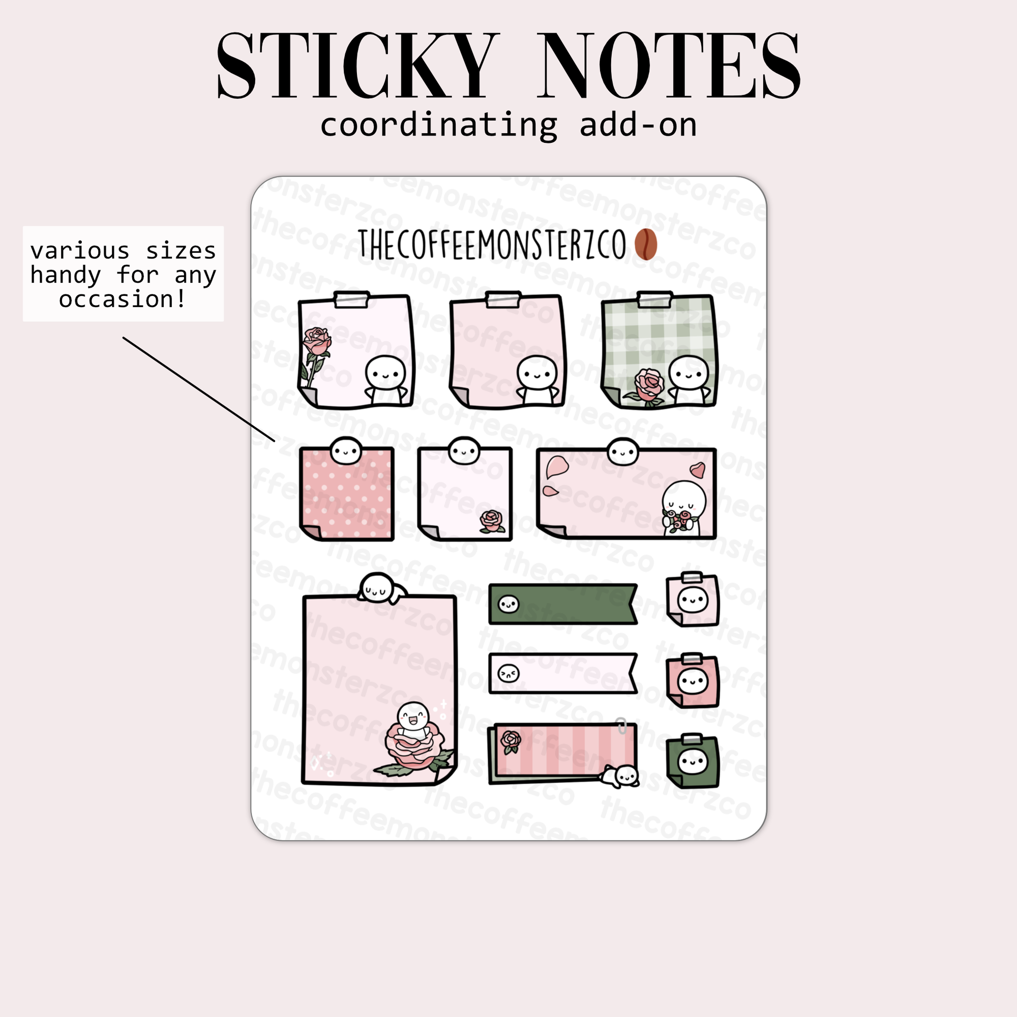 2024 Coordinating Add-ons - Sticky Notes - Part 1