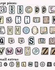 Alphabet Clippings (Digital File)