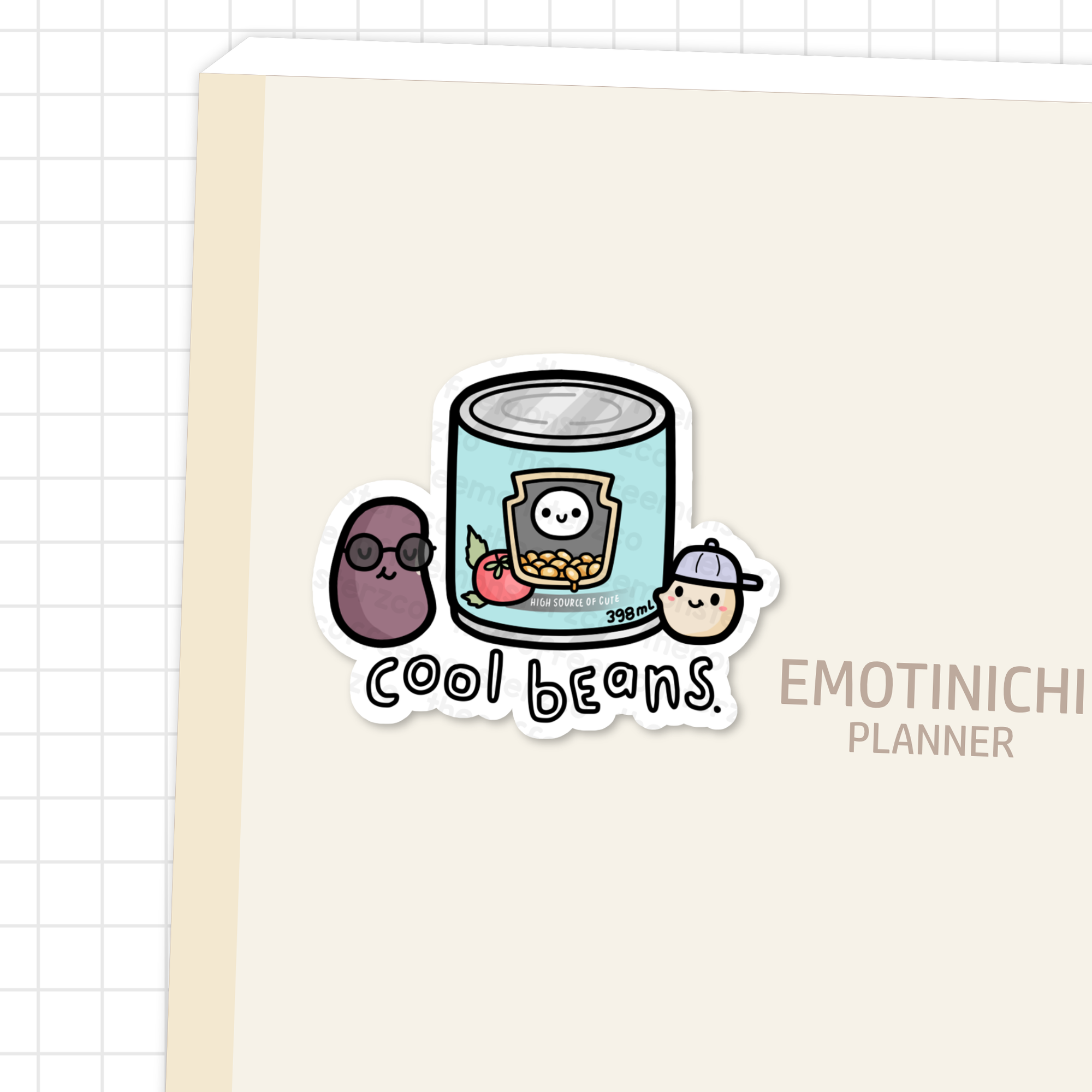 Cool Beans - Vinyl Sticker