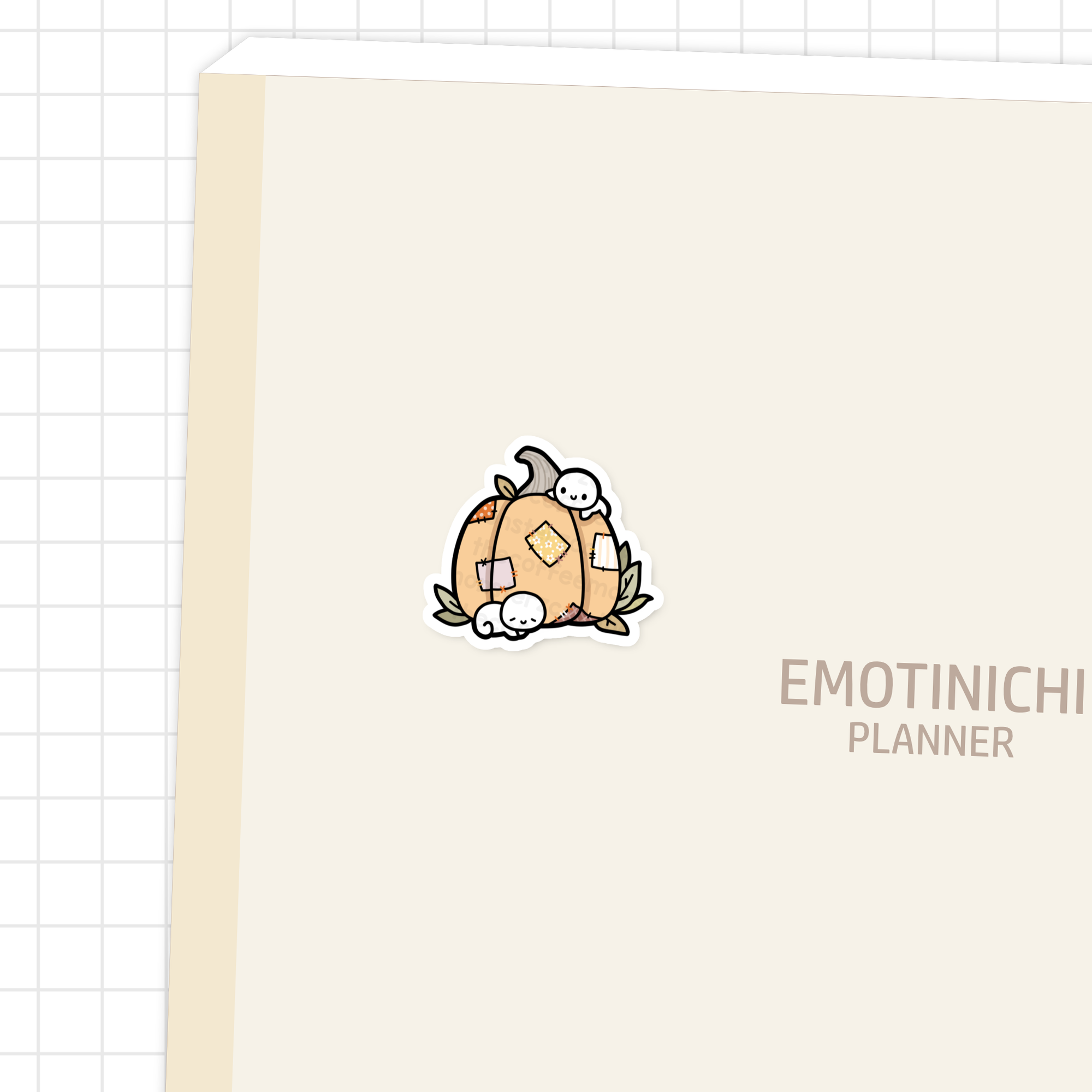 Patchy Pumpkin - Vinyl Sticker