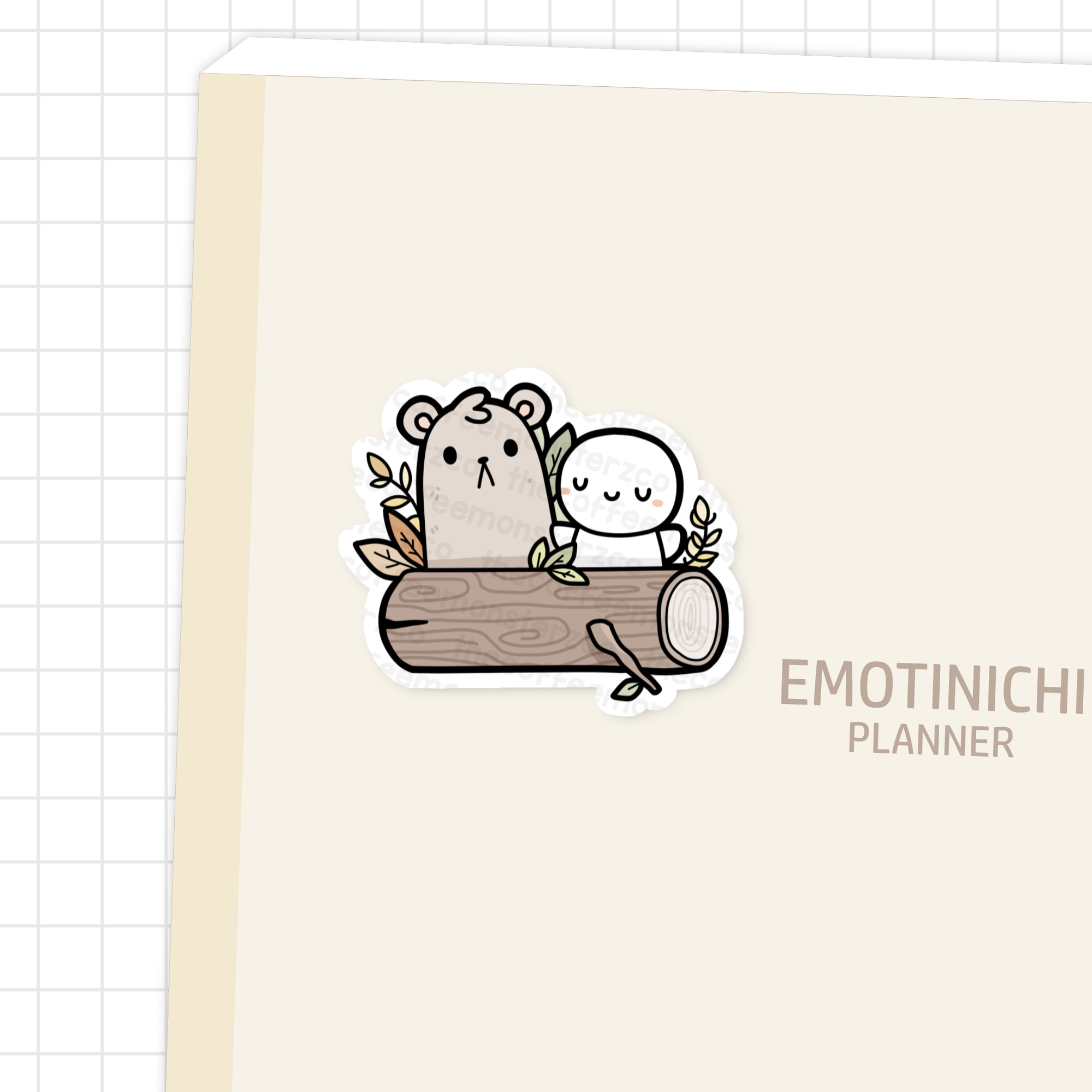 Oh, A Log - Vinyl Sticker