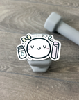 Phew, A Good Workout - Vinyl Stickers