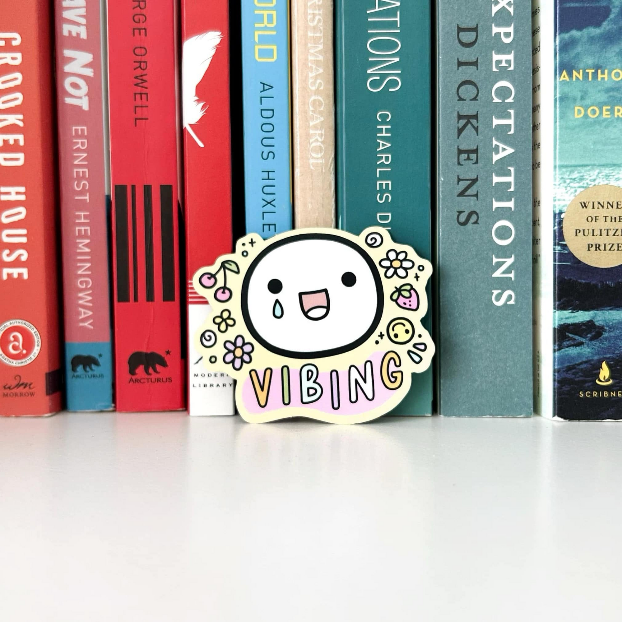 Vibing - Vinyl Sticker