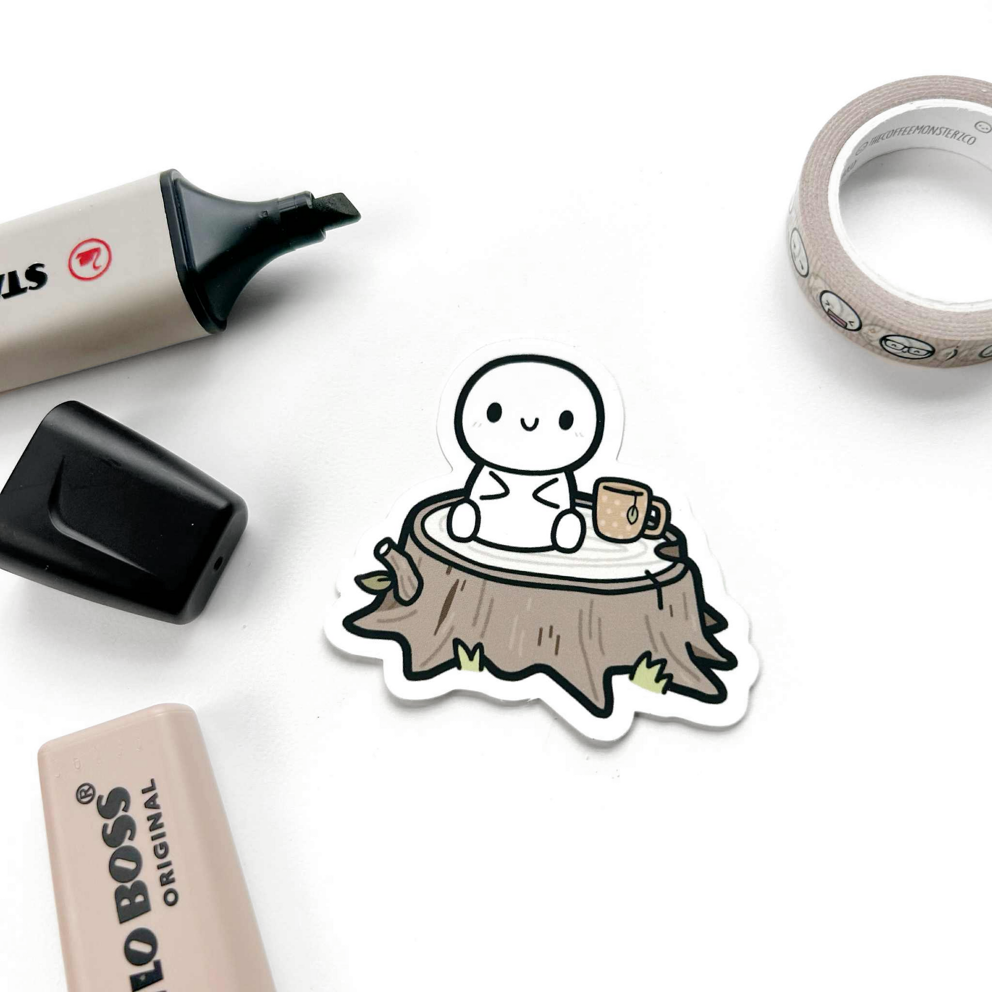 Mid-Afternoon Stump - Vinyl Stickers