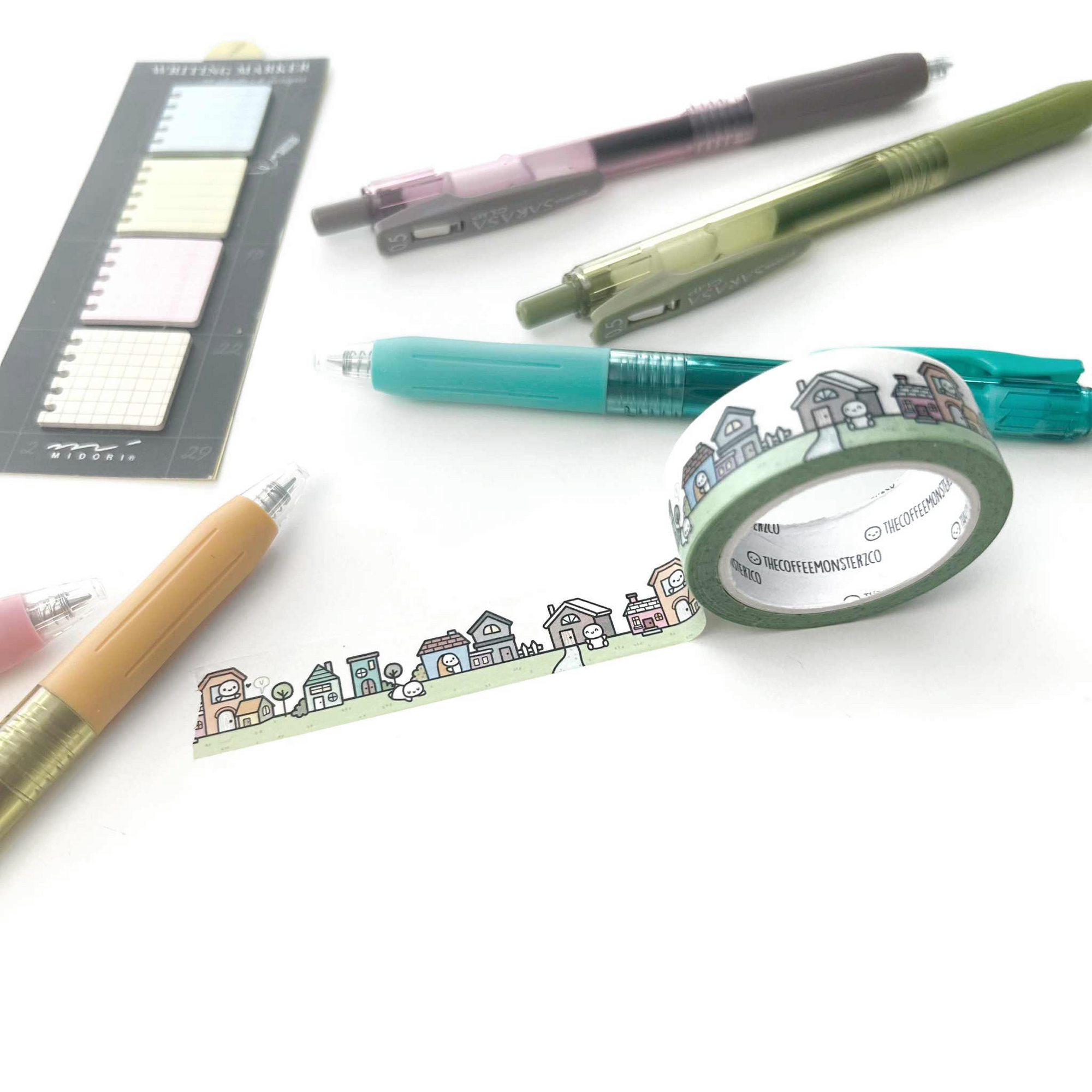 A Rainbow Neighbourhood Washi Tape - 15mm