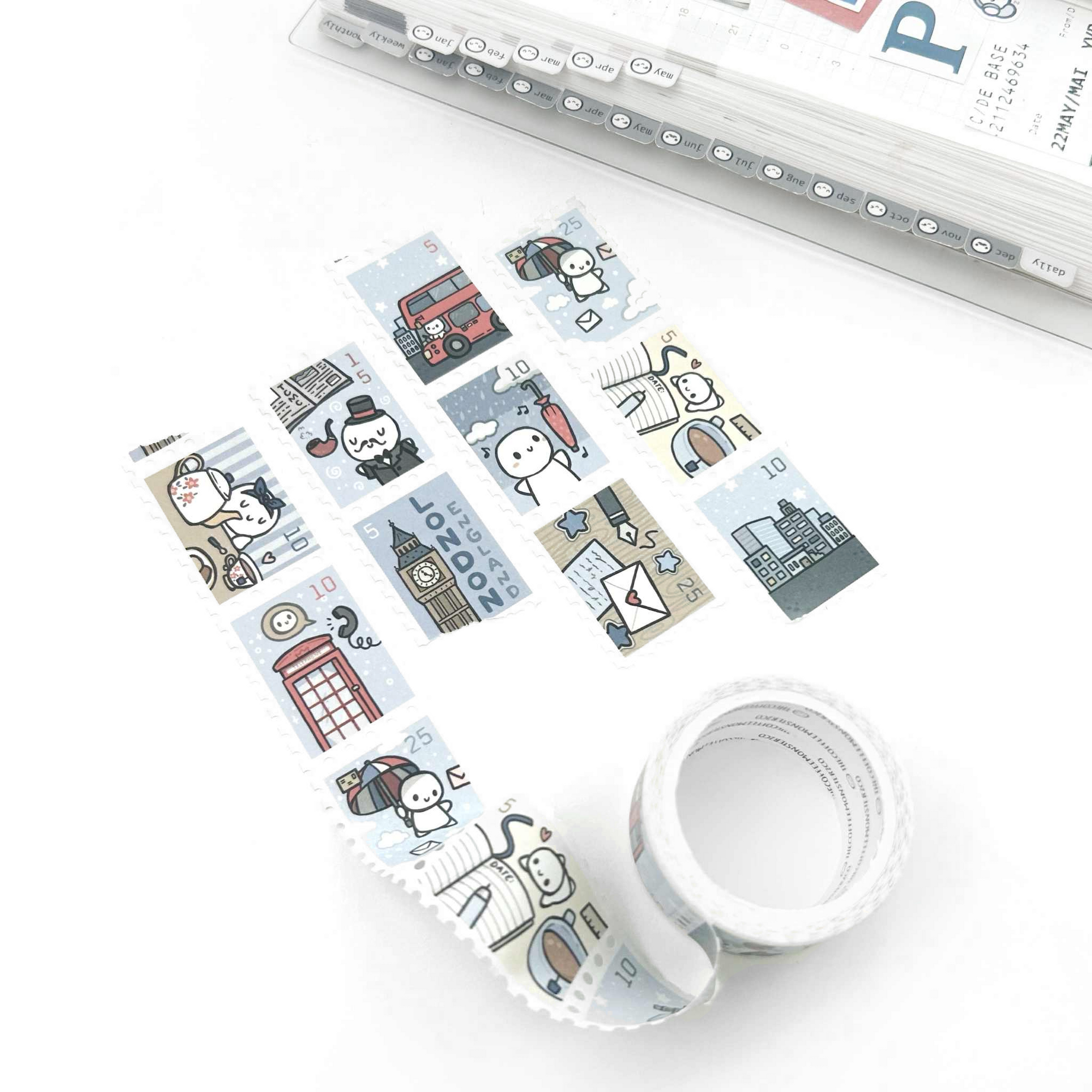 London Stamps Washi Tape - 25mm