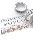 Taro Emoti Heads Sample Washi Tape - 10mm (limit 1 per customer)