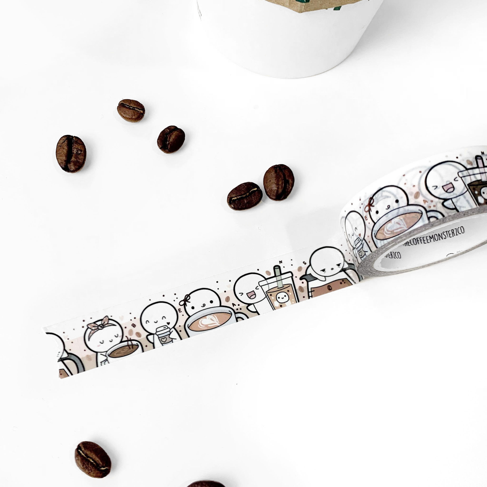 Coffee Time 2.0 Washi Tape - 15mm