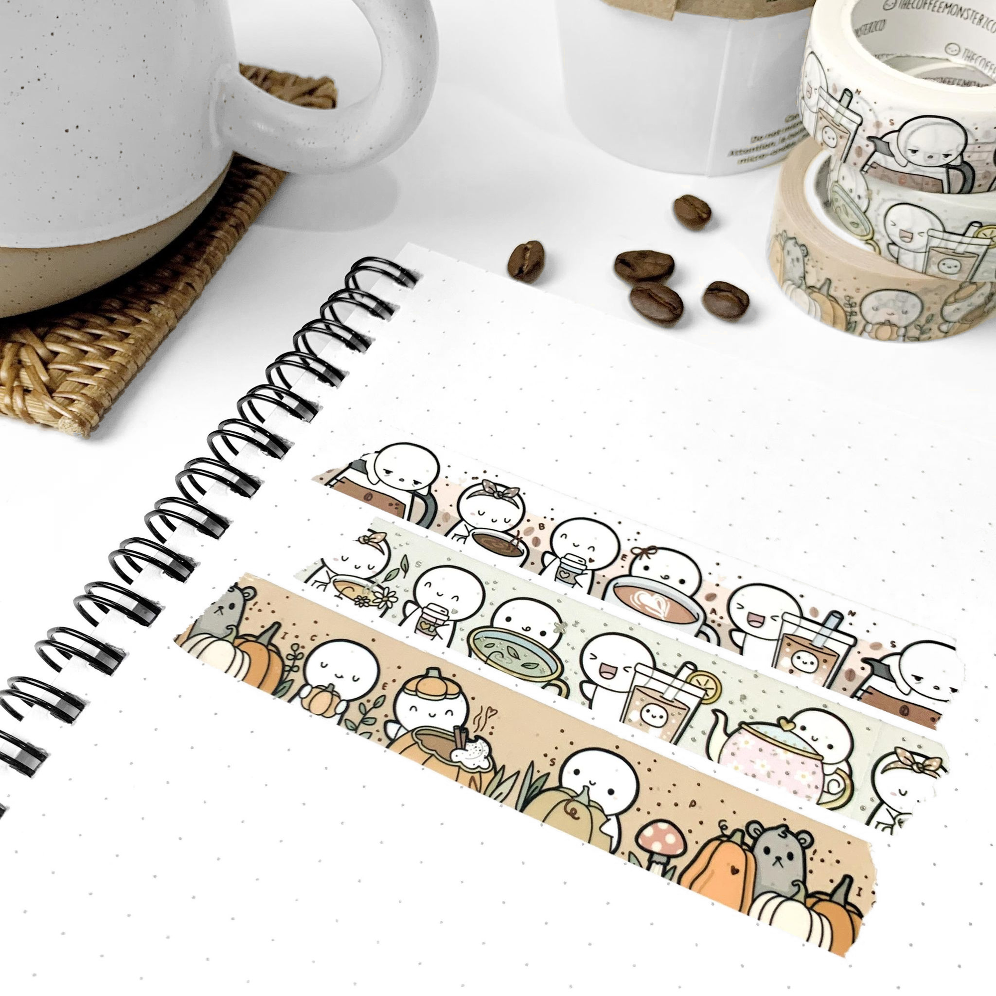 Coffee Time 2.0 Washi Tape - 15mm