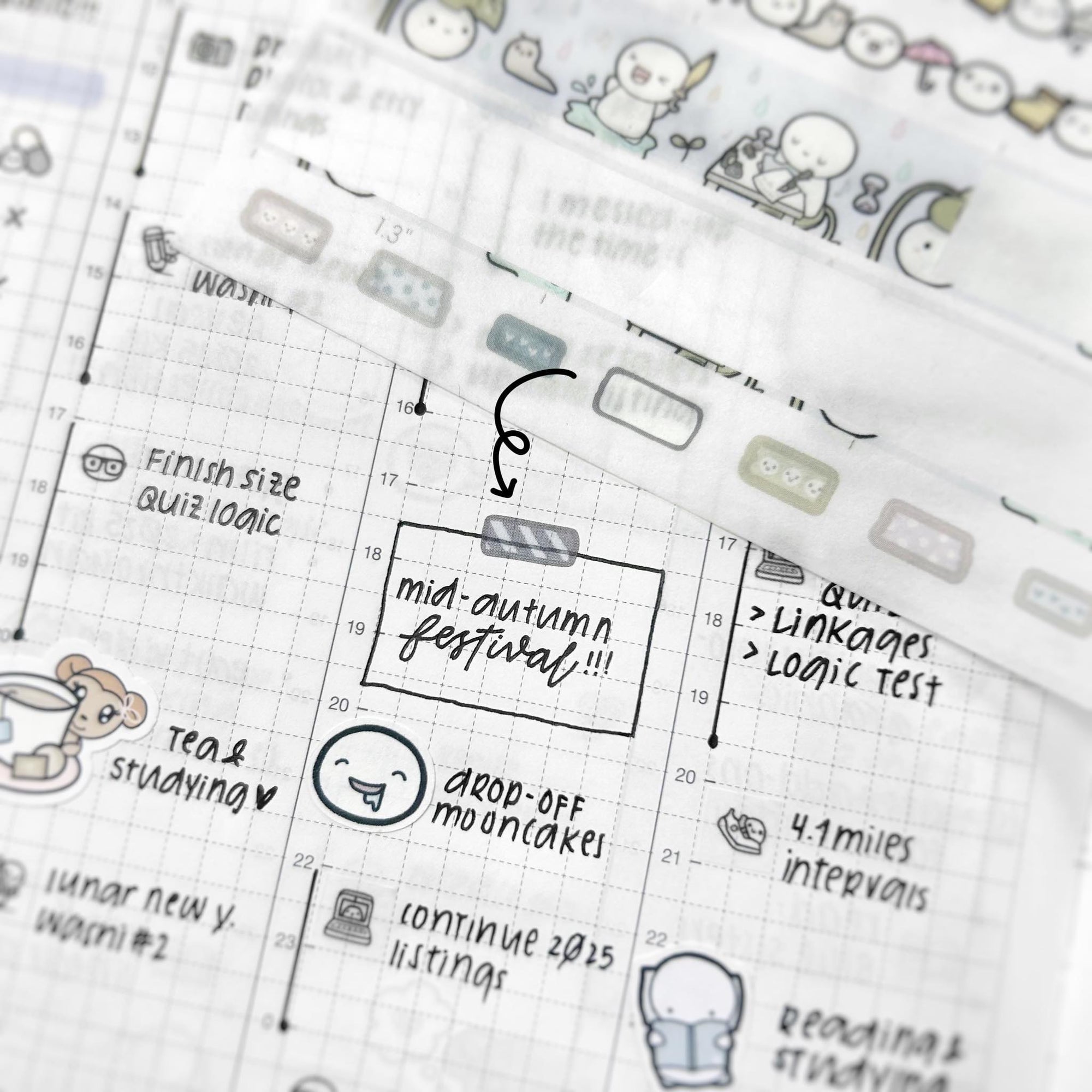 Mini Washi Washi Stickers - Washi Paper