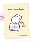 A New Chapter - Card Print