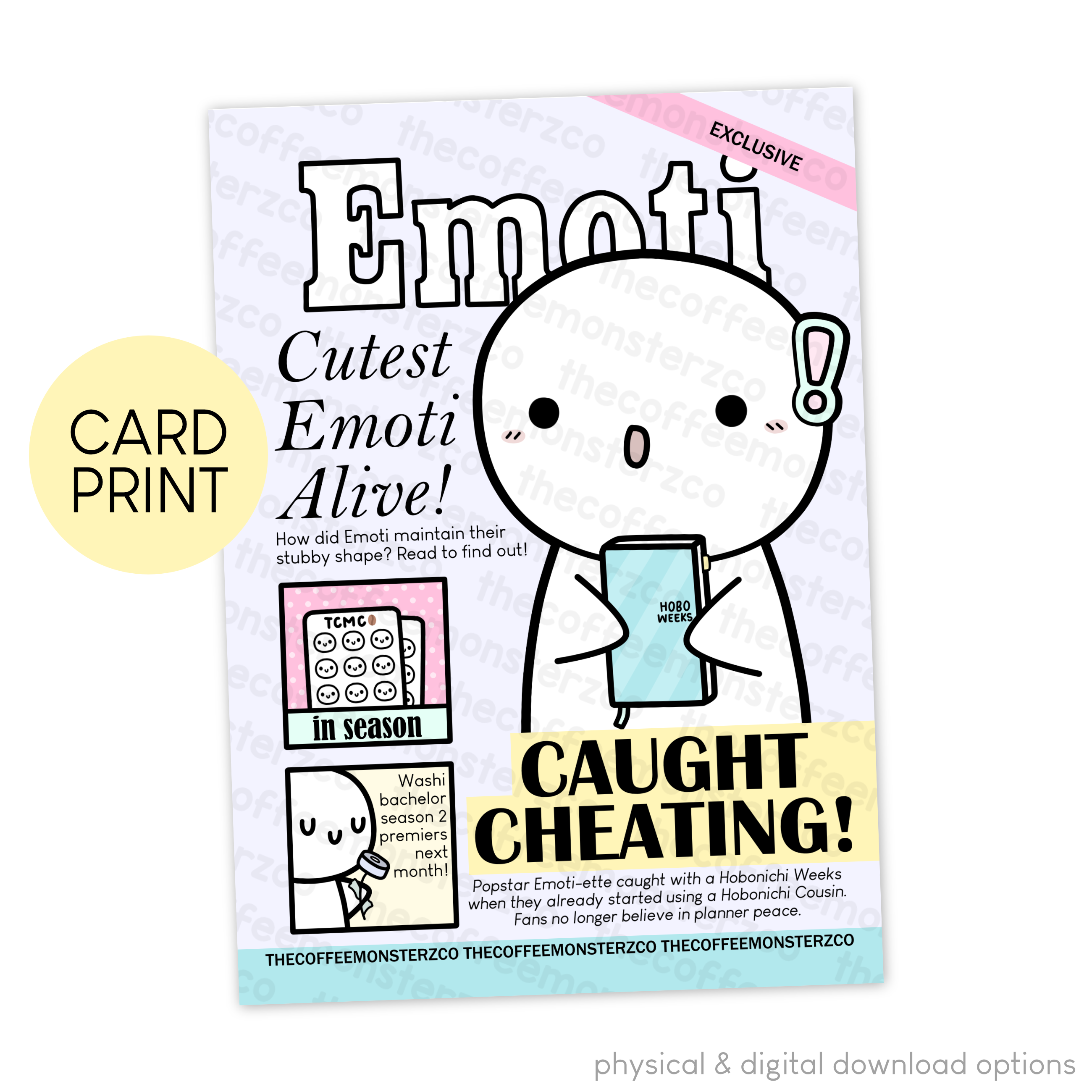 Emoti Magazine - Card Print