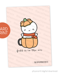 Fall is in the Air - Card Print