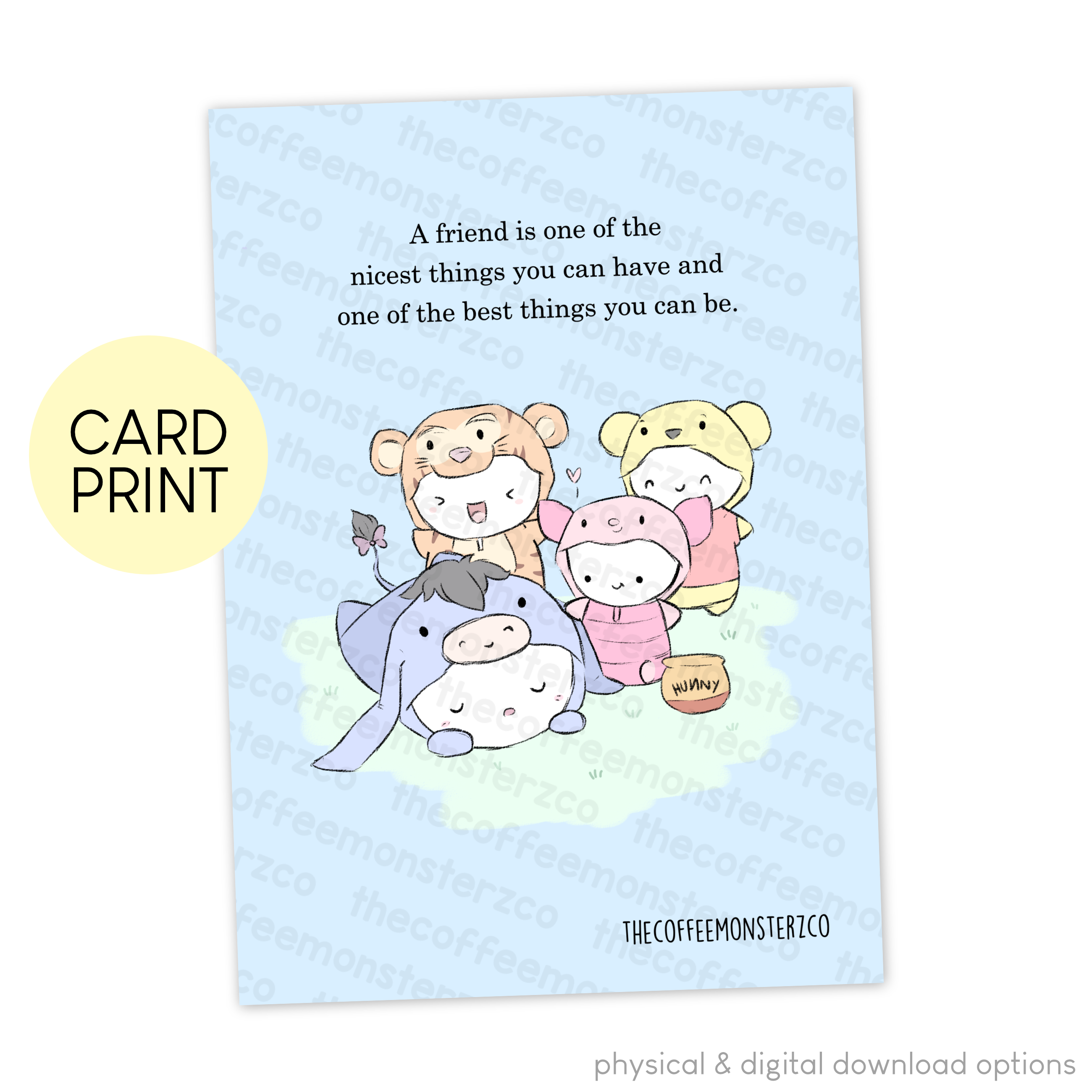 Friendship - Card Print