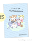 Friendship - Card Print