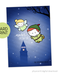 Never Grow Up - Card Print