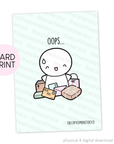 Oops... - Card Print