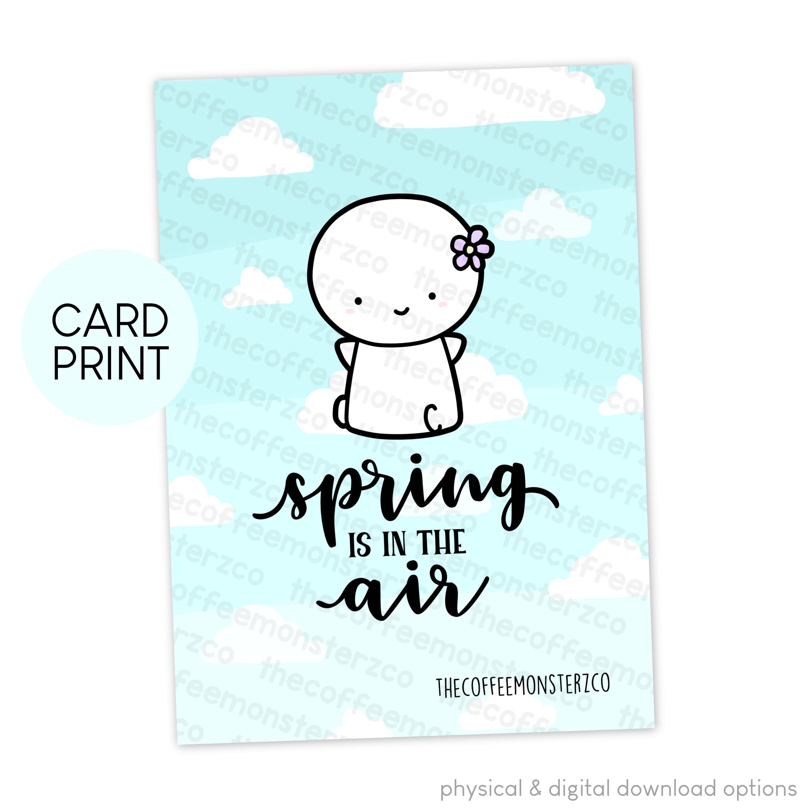 Spring Is In The Air - Card Print