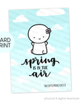 Spring Is In The Air - Card Print