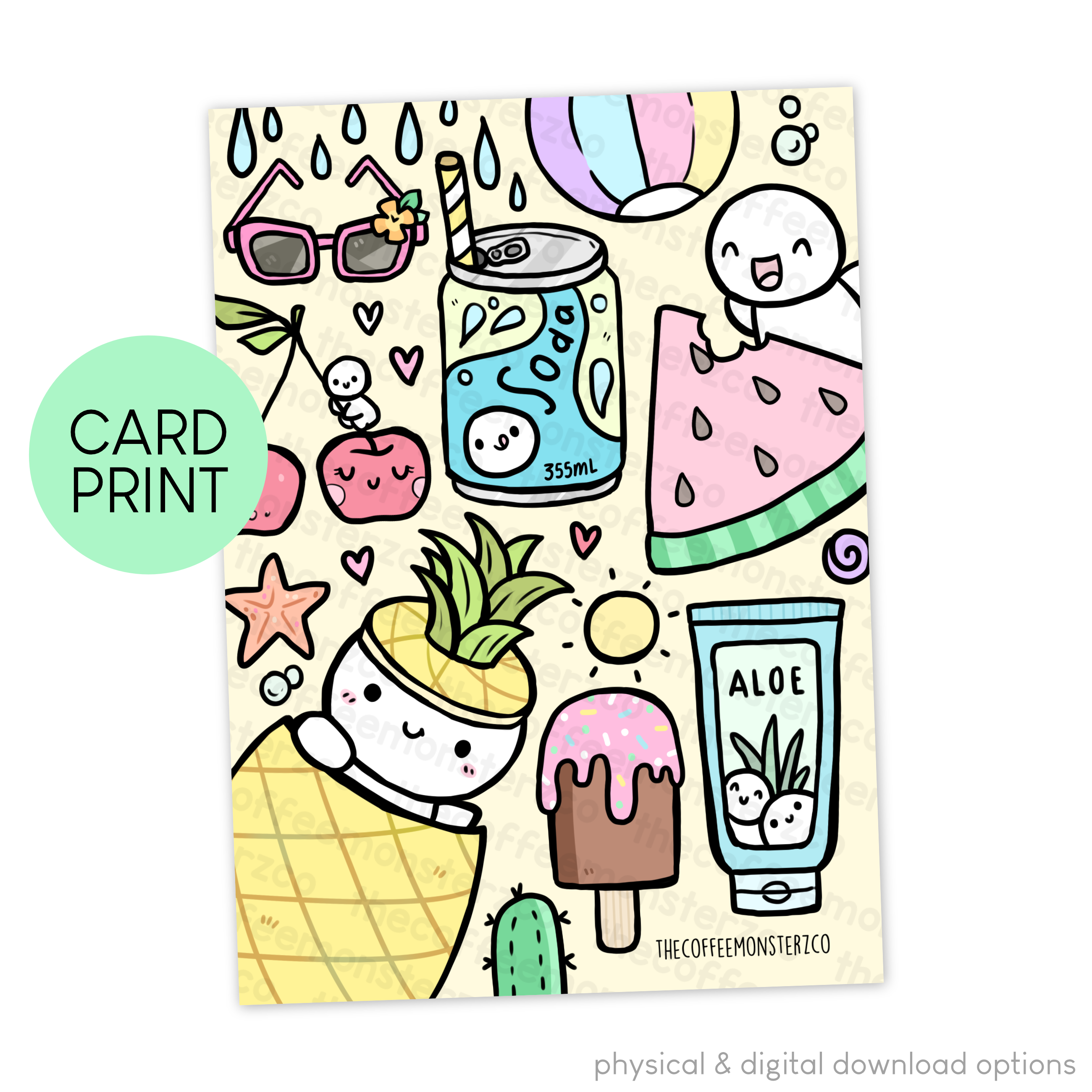 Summer Fun - Card Print