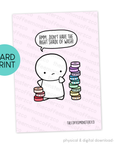 Wrong Shade of Washi - Card Print