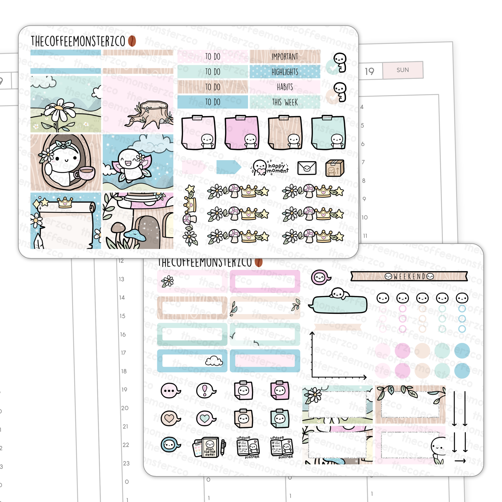 Magic Forest Hobonichi Cousin Kit