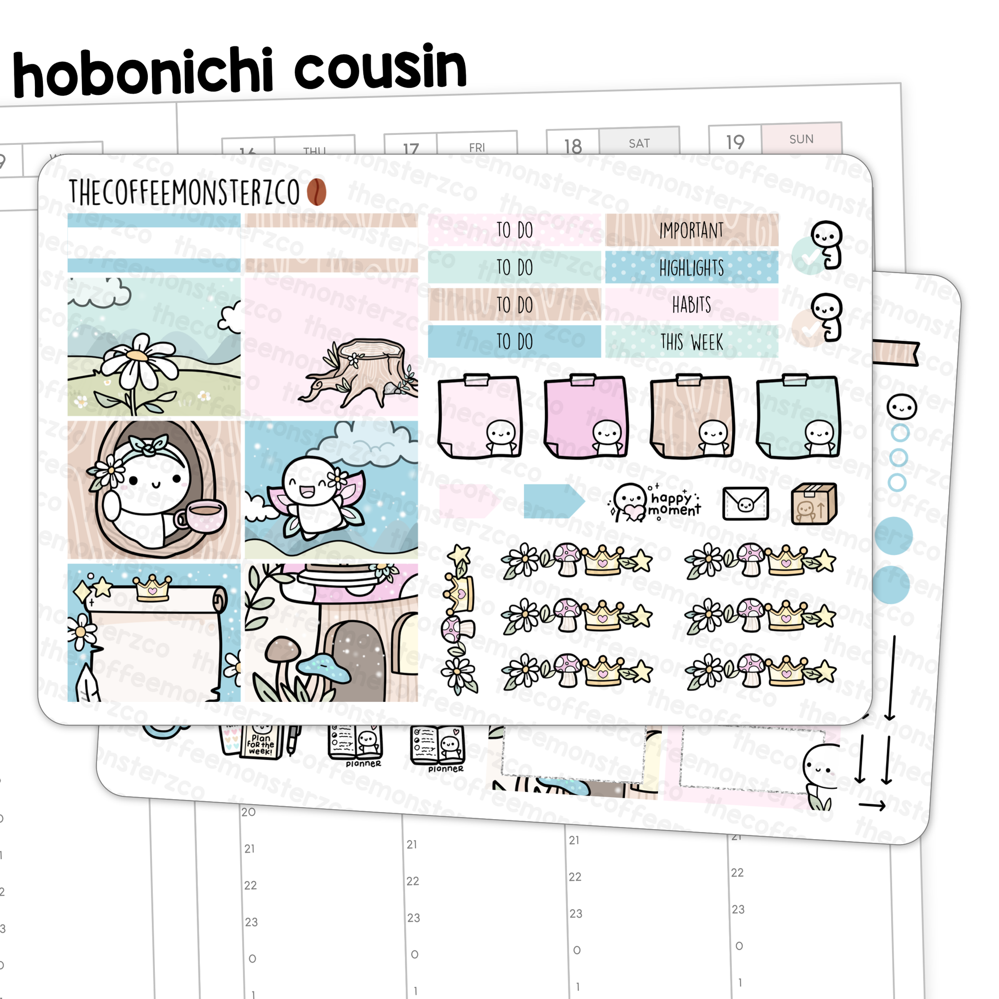 Magic Forest Hobonichi Cousin Kit