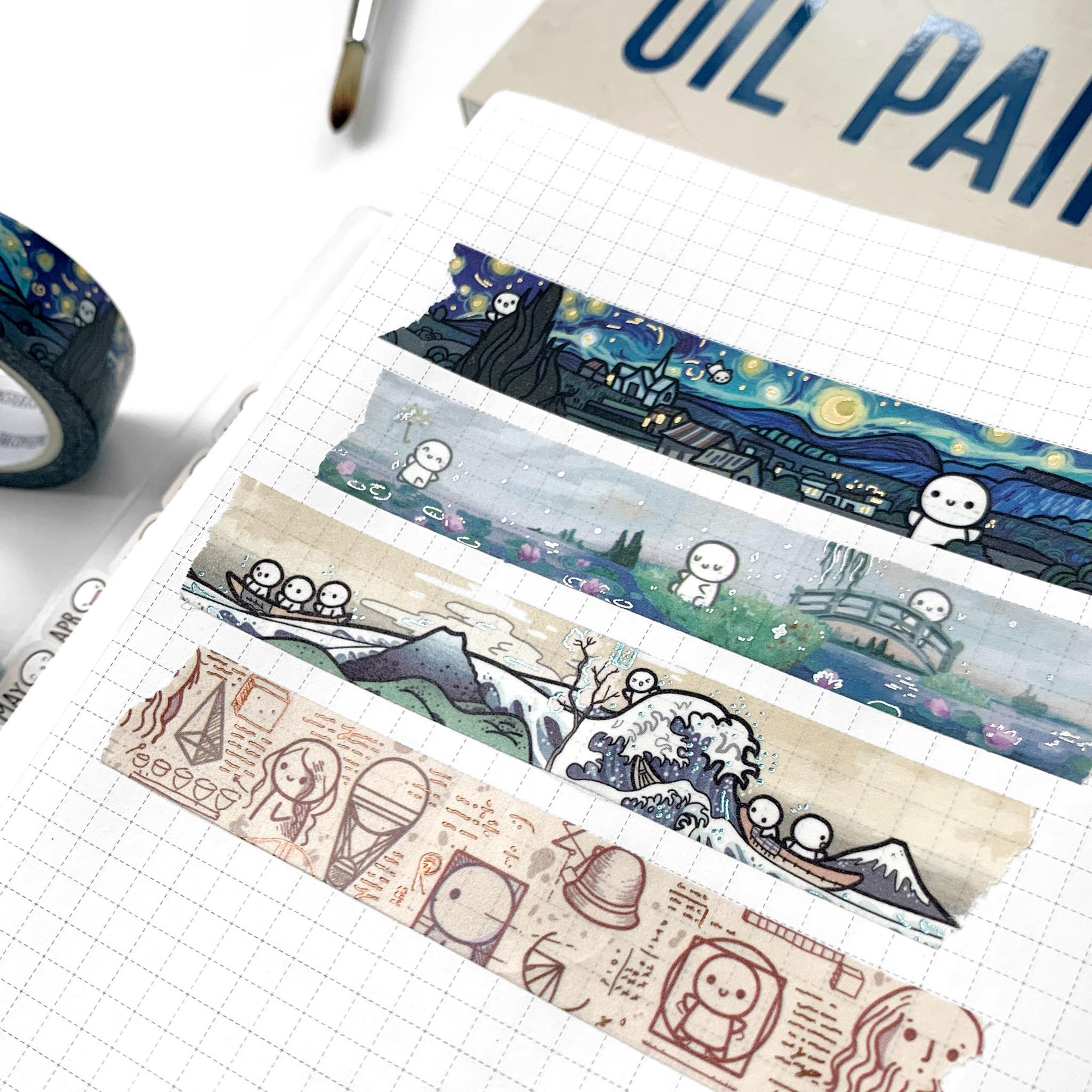 Ode To Hokusai Washi Tape - 15mm