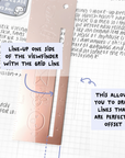 Rose Gold Emotis & Doodles 2.0 - Emoti Metal Ruler