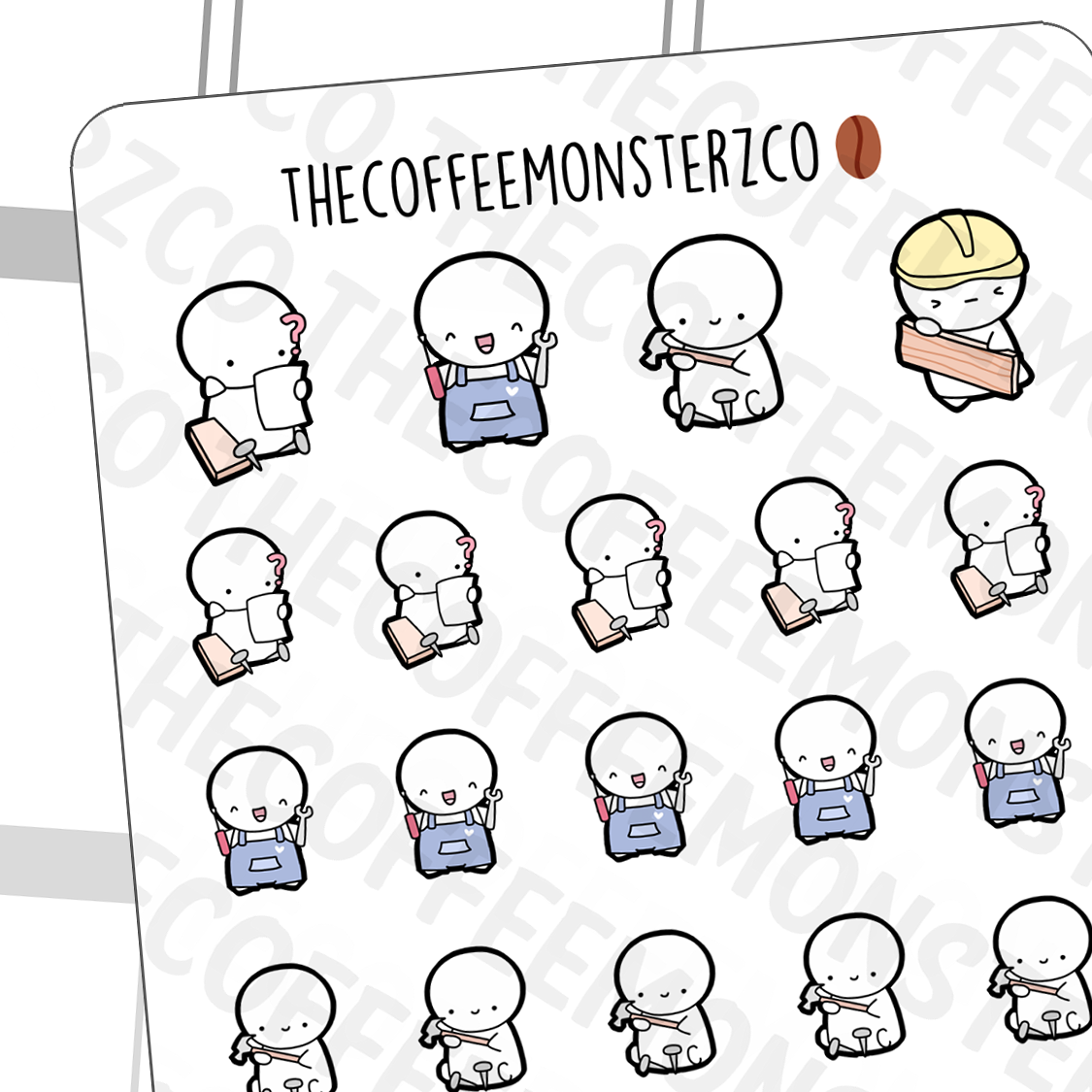 Construction Emotis, TheCoffeeMonsterzCo