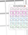 Spring Adventures Emotis Functional Stickers