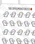 Running Emotis - TheCoffeeMonsterzCo