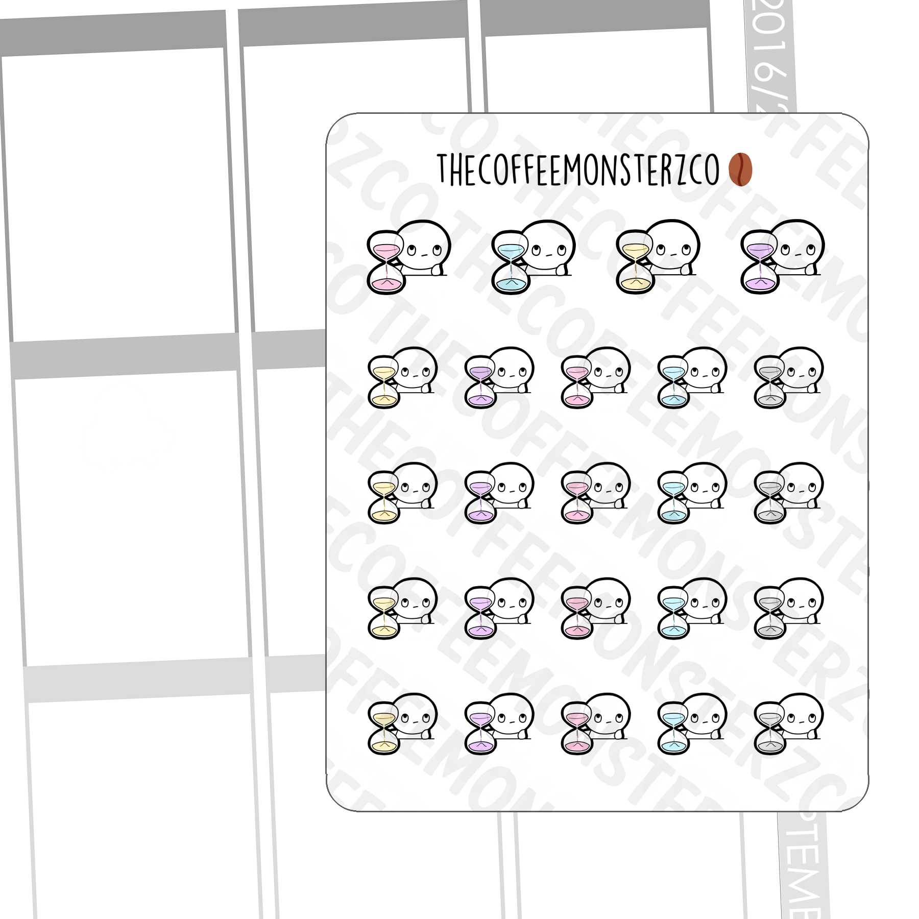 Waiting Emotis - TheCoffeeMonsterzCo