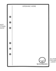 Unfused 1 Pocket Sheet Protector - Sticker Binder Accessory