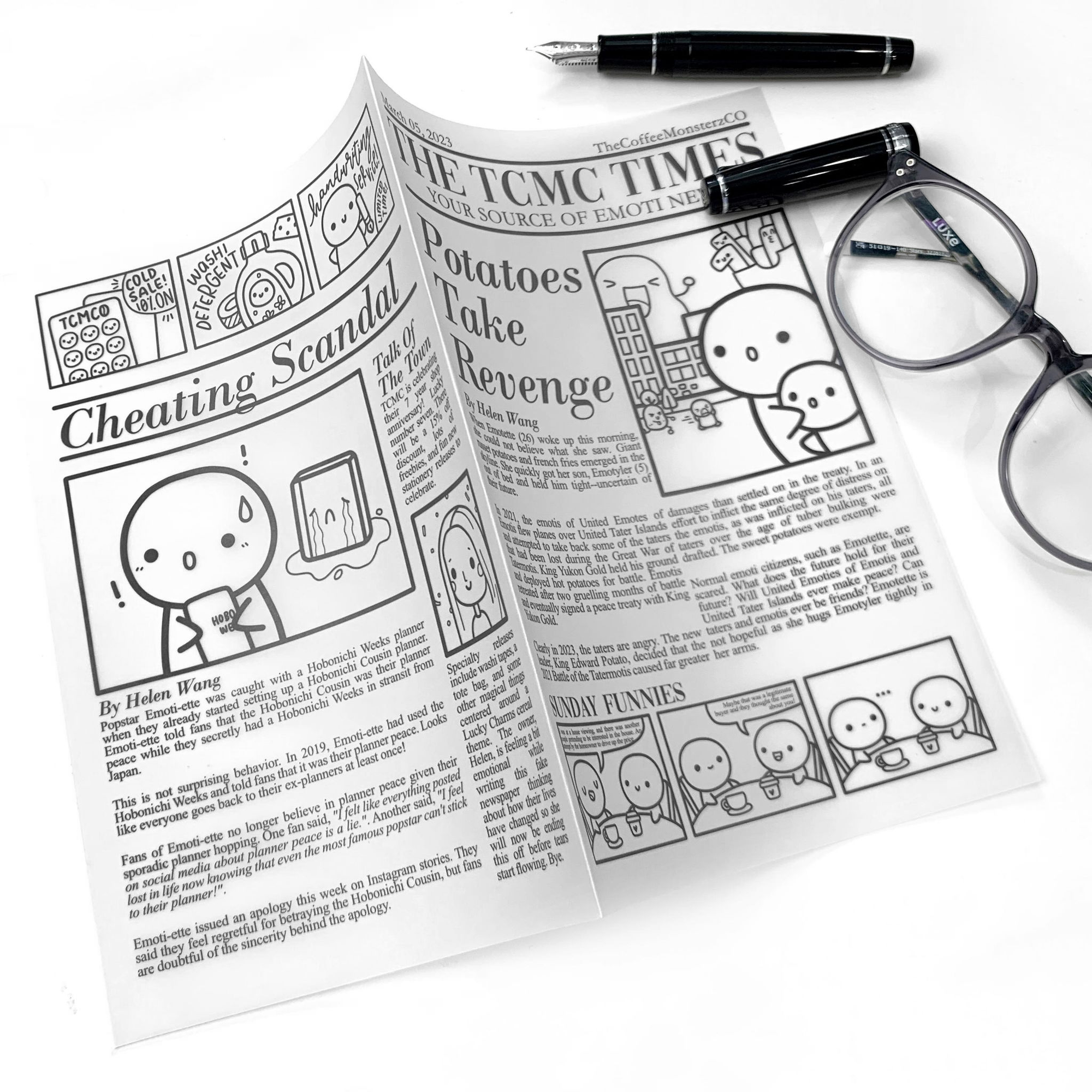 The TCMC Times - Vellum Paper