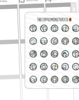 Emoti Weather Icons Sampler