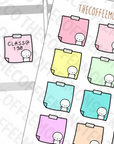 Rainbow Sticky Note Stickers, TheCoffeeMonsterzCo