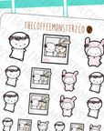 anniversary spring emotis, TheCoffeeMonsterzCo