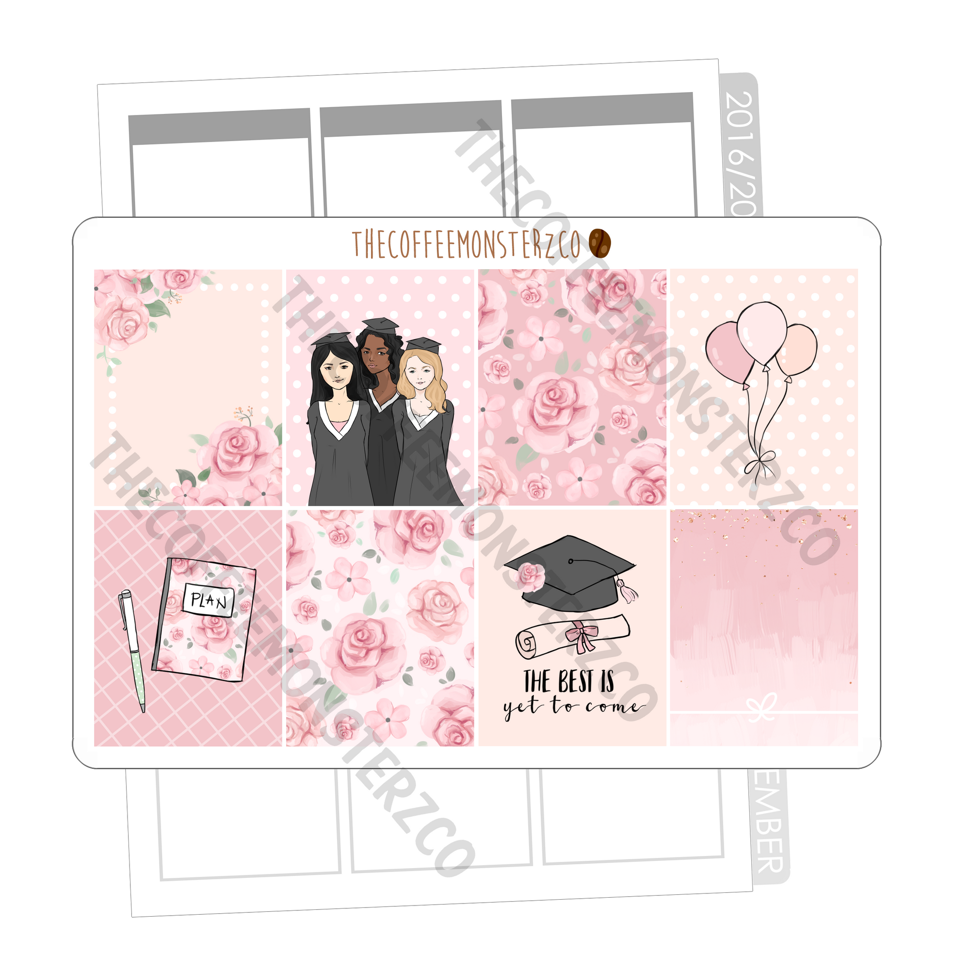 Graduation Day - MINI kit (3 page), TheCoffeeMonsterzCo